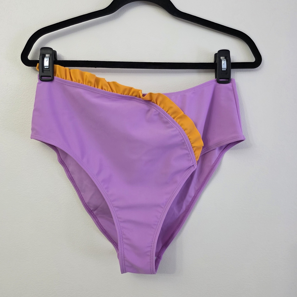 Vero Moda Purple and Orange Bikini Bottom